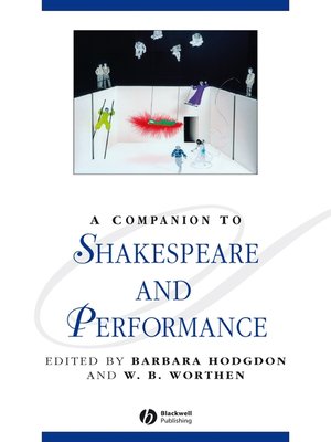 cover image of A Companion to Shakespeare and Performance